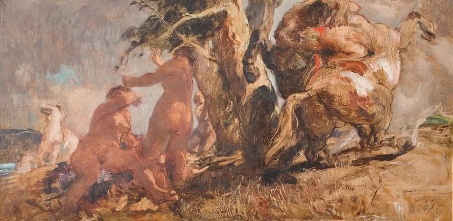 Le bagnanti e un centauro - Assicoop, Unipol Collection, Modena